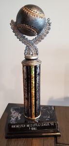 Vintage baseball trophy